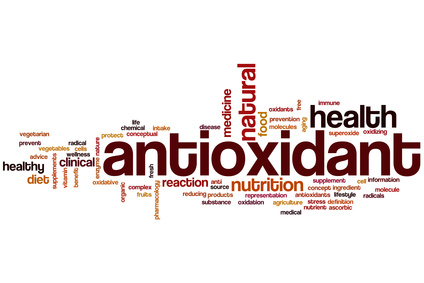 Antioxidant word cloud concept
